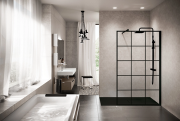 KUADRA H SQUARES/STRIPES - Shower panel by NOVELLINI - view 3