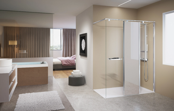 KUADRA HP - Additional panel for shower space by NOVELLINI - view 3