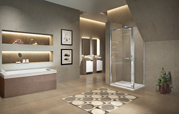 LUNES F SPECIAL 1/2/3/4/5 - Profile for niche rectangular shower cabin by NOVELLINI - view 3