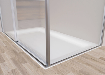 RIGA 2B - Glass and aluminium shower cabin with hinged door by NOVELLINI - view 3