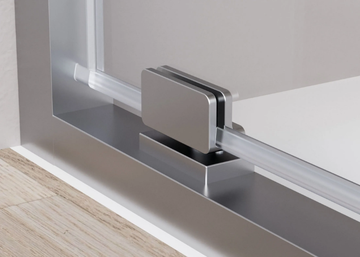 RIGA 2P - Niche glass and aluminium shower cabin by NOVELLINI - view 3
