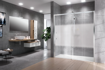 ROSE ROSSE 2P - Corner shower cabin with sliding door by NOVELLINI - view 3