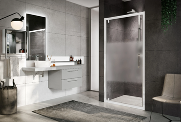 ROSE ROSSE G - Corner shower cabin with pivot door by NOVELLINI - view 3
