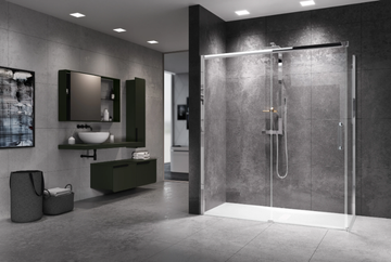 ROSE ROSSE PH+FH - Corner shower cabin with sliding door by NOVELLINI - view 3