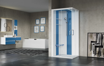 SKILL A - Multifunction corner shower cabin by NOVELLINI - view 3