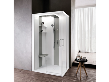 SKILL A - Multifunction corner shower cabin by NOVELLINI - view 2
