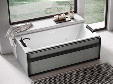 STILE - Hydromassage rectangular bathtub by NOVELLINI - view 2