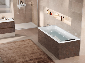 STILE - Hydromassage rectangular bathtub by NOVELLINI - view 3