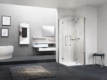 YOUNG 2GS - Corner shower cabin with folding door by NOVELLINI - view 2