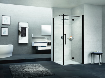 YOUNG 2GS+F - Corner shower cabin with folding door by NOVELLINI - view 3