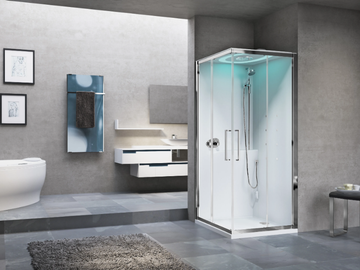 EON A - Multifunction corner shower cabin by NOVELLINI - view 2