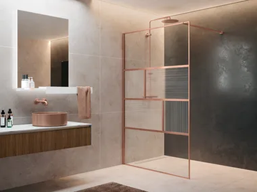HC ART - Rectangular glass Walk in shower by NOVELLINI - view 2