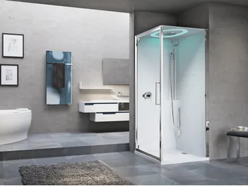 EON GF - Multifunction corner shower cabin by NOVELLINI - view 2
