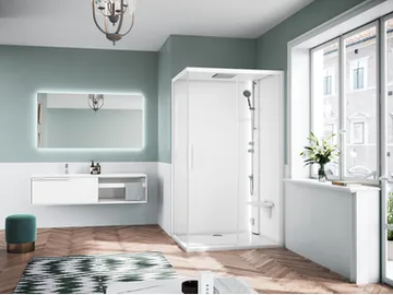 GLAX 1 2.0 2P - Multifunction corner shower cabin by NOVELLINI - view 2