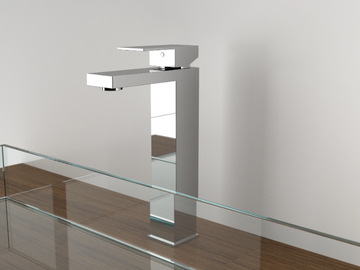 High washbasin mixer - High 1 hole washbasin mixer by NOVELLINI - view 2