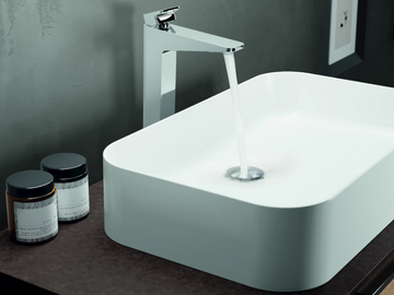 High washbasin mixer - High 1 hole washbasin mixer by NOVELLINI - view 3
