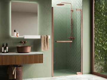 N180 1B - Rectangular shower cabin with hinged door by NOVELLINI - view 2