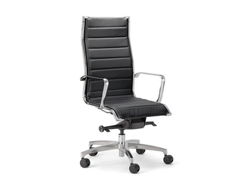 AALBORG LINE 01 - Swivel high-back executive chair with 5-spoke base by Nahu - view 2