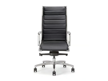 AALBORG LINE 01 - Swivel high-back executive chair with 5-spoke base by Nahu - view 3