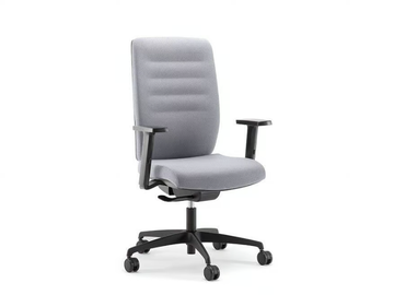AVA 01 - Swivel fabric office chair with armrests with 5-Spoke base by Nahu - view 2