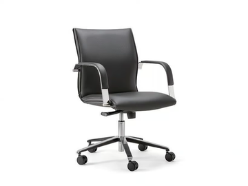 BERLIN 02 - Swivel executive chair with 5-spoke base with armrests by Nahu - view 2