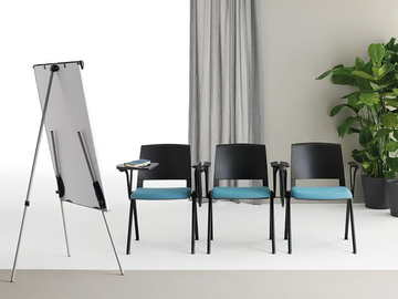 CLIO COVER 02 - Upholstered plastic training chair by Nahu - view 3