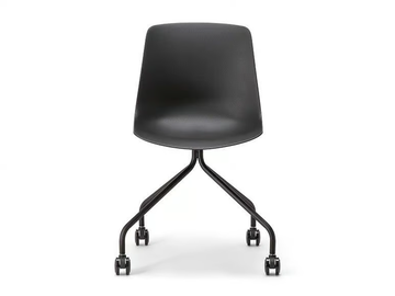 JAVA PLASTIC 03 - Trestle-based training chair with castors by Nahu - view 2