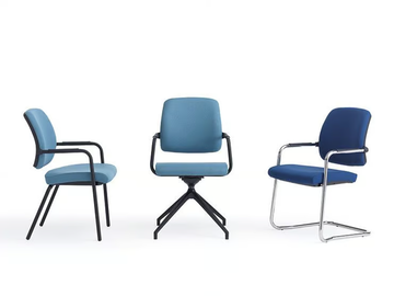 KOS SOFT 01 - Cantilever chair with armrests by Nahu - view 3