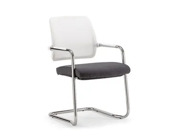 KOS WHITE AIR 01 - Cantilever chair with armrests by Nahu - view 2
