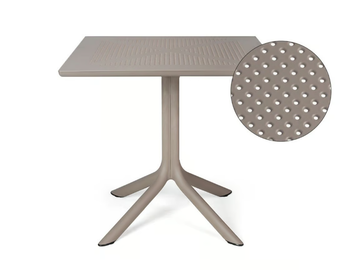 CLIP 80 - Square height-adjustable DurelTOP table by Nardi - view 2