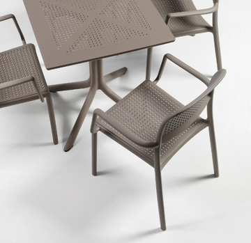 CLIP 80 - Square height-adjustable DurelTOP table by Nardi - view 3