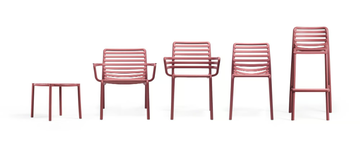 DOGA RELAX - Polypropylene easy chair with armrests by Nardi - view 3