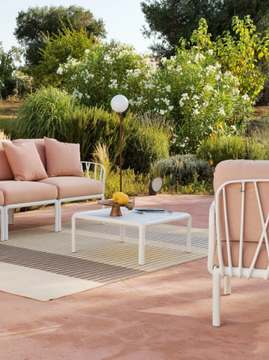 KOMODO - Upholstered fabric armchair with armrests by Nardi - view 3