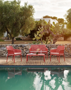NET TABLE 100 - Rectangular polypropylene coffee table by Nardi - view 3