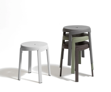 STACK MINI - Low stackable polypropylene stool by Nardi - view 3