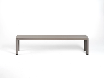 RIO BENCH ALU - Powder coated aluminium garden bench by Nardi - view 2