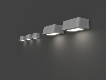 BRENTA - LED cement Outdoor wall Lamp by Neri - view 3