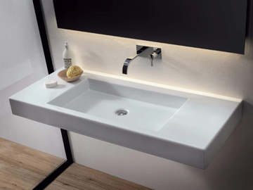 CULT - Rectangular ceramic washbasin by Nic - view 2