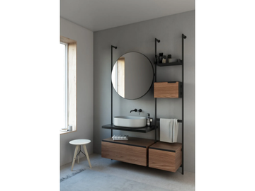 OVER - Vanity unit with mirror by Nic - view 2