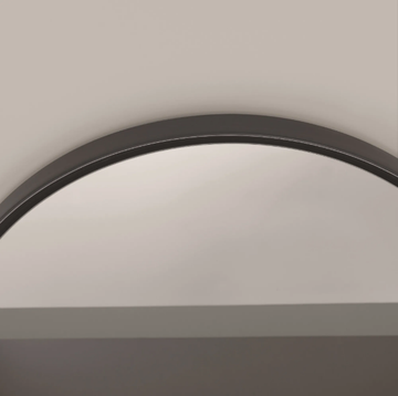 PARENTESI - Oval mirror with integrated lighting by Nic - view 3