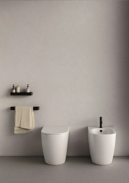 PIN - Floor mounted ceramic bidet by Nic - view 3