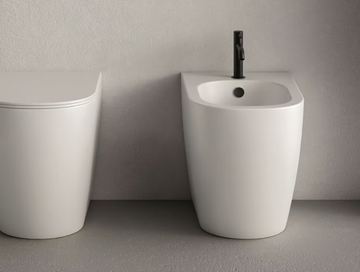 PIN - Floor mounted ceramic bidet by Nic - view 2