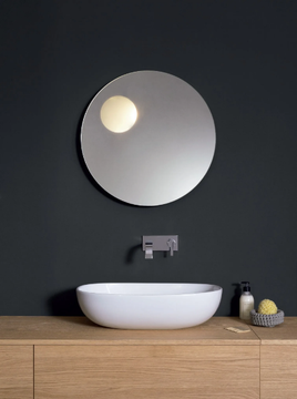 SHADOW - Round wall-mounted mirror with integrated lighting by Nic - view 3