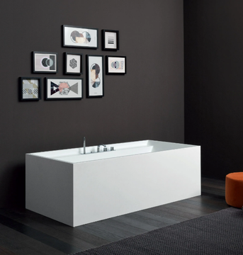 SOLO - 4 hole bathtub set with hand shower by Nic - view 3