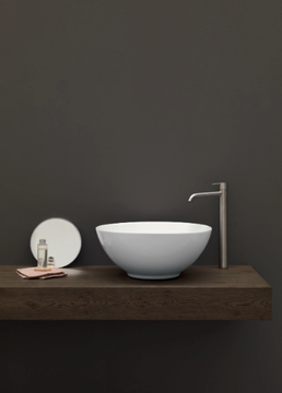 FLAVIA - Countertop round ceramic washbasin by Nic - view 3