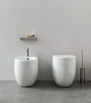 MILK - Floor mounted ceramic toilet by Nic - view 3