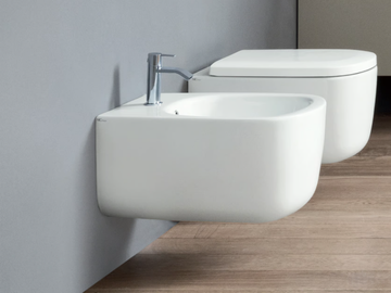OVVIO - Wall-hung ceramic bidet by Nic - view 2