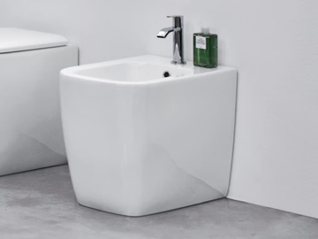 SEMPLICE - Floor mounted ceramic bidet by Nic - view 2