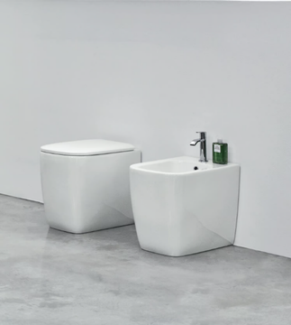 SEMPLICE - Floor mounted ceramic bidet by Nic - view 3