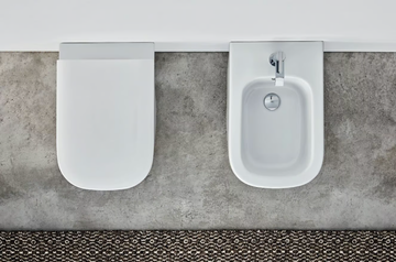 SEMPLICE - Wall-hung ceramic bidet by Nic - view 3